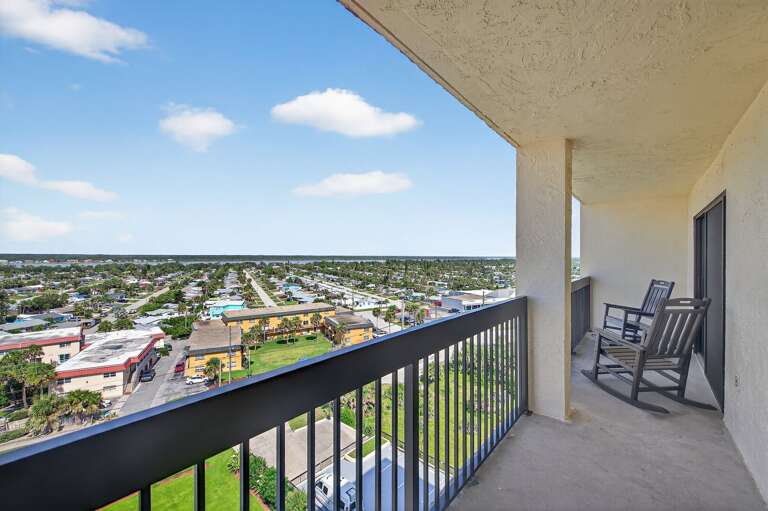 Take in stunning Intracoastal Waterway sunsets from the spacious private balcony. The perfect spot to unwind after a day at the beach! Take in stunning Intracoastal Waterway sunsets from the spacious private balcony. The perfect spot to unwind after a day at the beach!