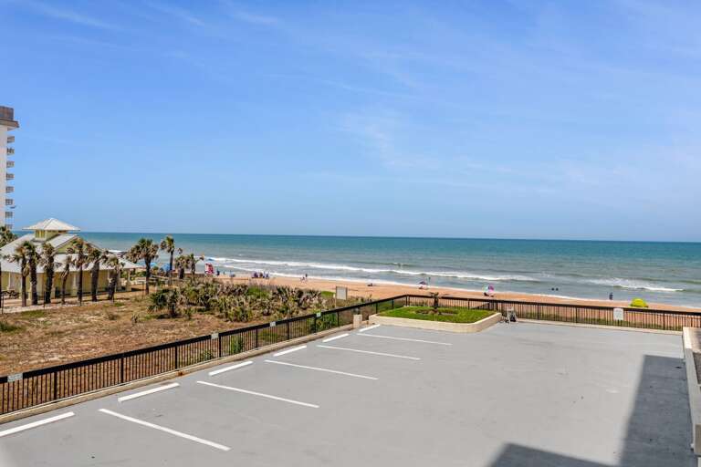 This condo is located on the northern side of The Ormondy, offering a beautiful beach view from the balcony overlooking the above-ground parking lot This condo is located on the northern side of The Ormondy, offering a beautiful beach view from the balcony overlooking the above-ground parking lot