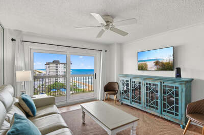 Welcome to the Ormondy E8 - an updated oceanfront condo in Ormond Beach