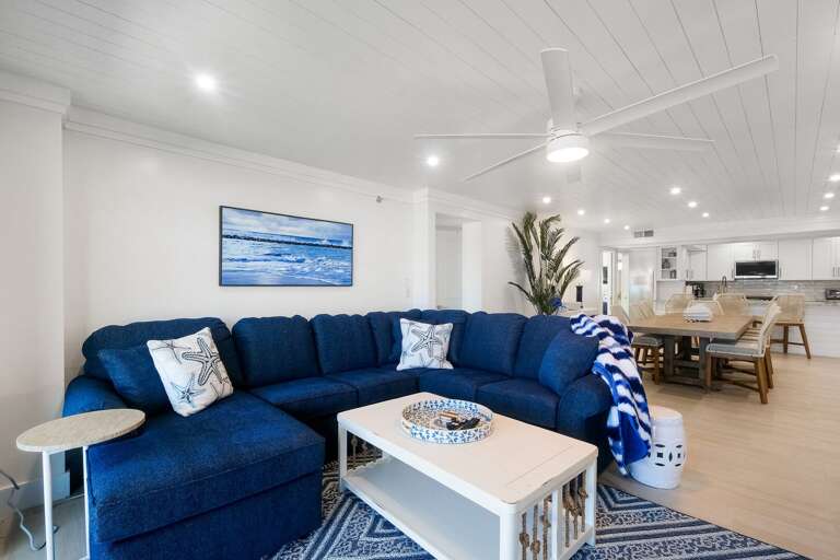 Comfy seating in the living room