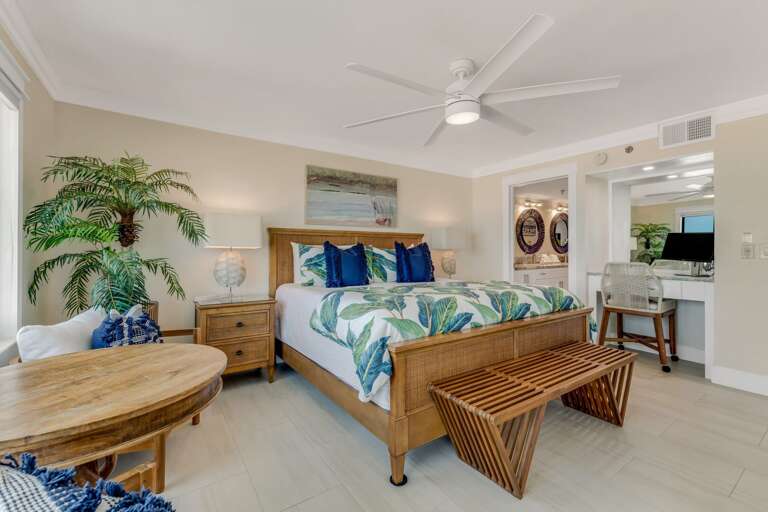 Large, bright master bedroom