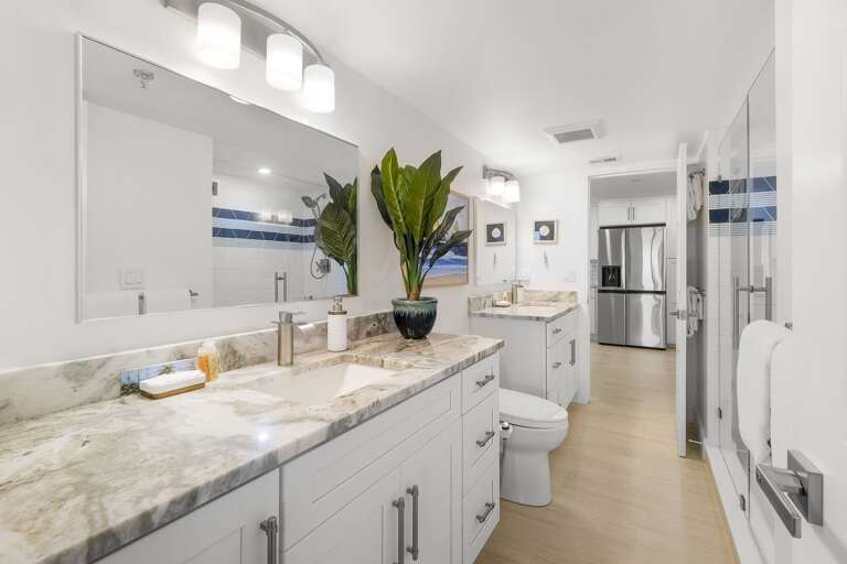 Large guest bathroom