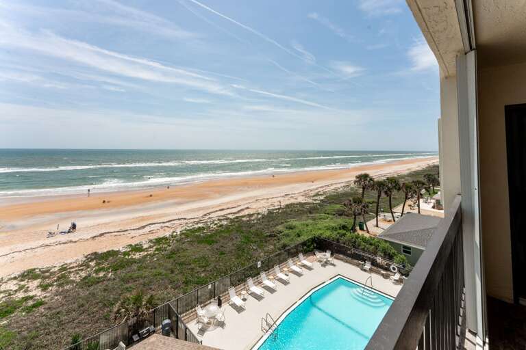 Relax by the Ormondy's oceanfront pool, just steps from the no-drive beach Relax by the Ormondy's oceanfront pool, just steps from the no-drive beach