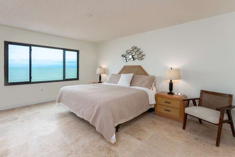 King Bed in the Master Bedroom