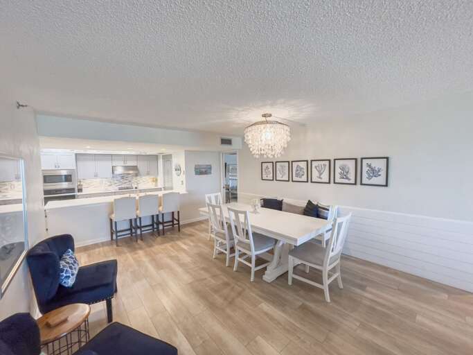 Sizable dining area with plenty of seating