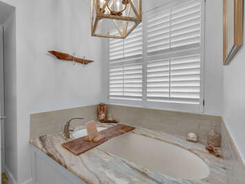 Soaking Tub in Primary Bath