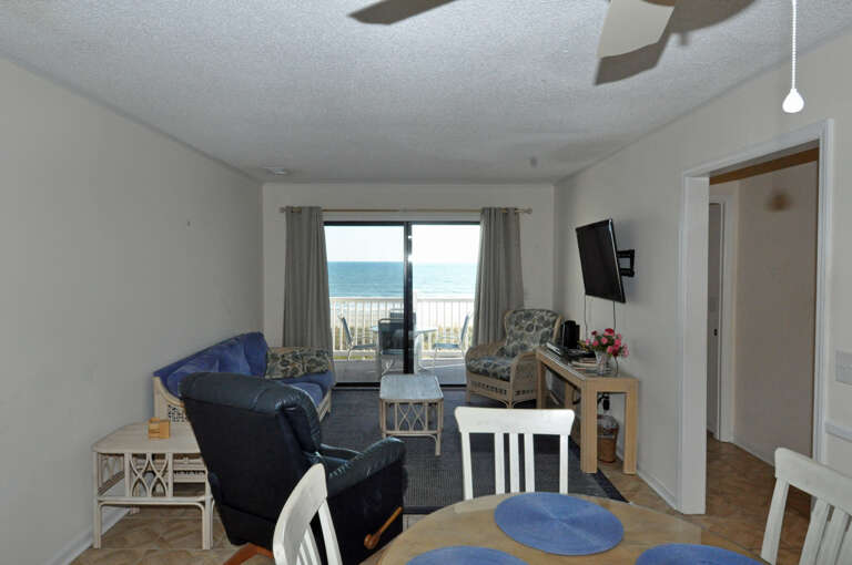 Seaside Space Featuring Furnishings Facing Ocean View