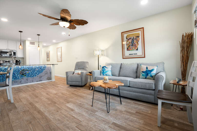 Interior Of A Living Room With Sofas And Coffee Table