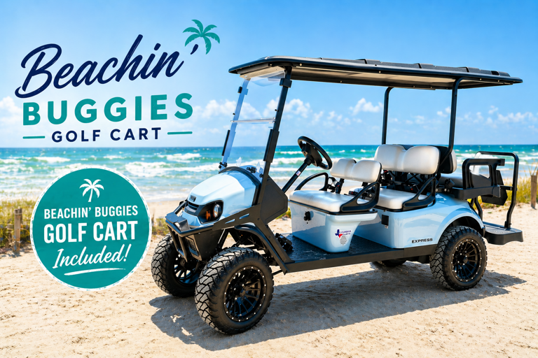 High Tide Hideaway - Private Pool, Pet Friendly, Golf Cart Inclu