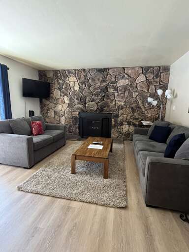 Family Room with Gas Fireplace, TV Family Room with Gas Fireplace, TV