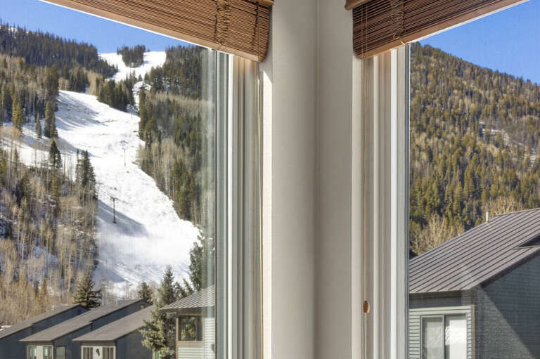 Stunning views of the surrounding mountains from the living area.