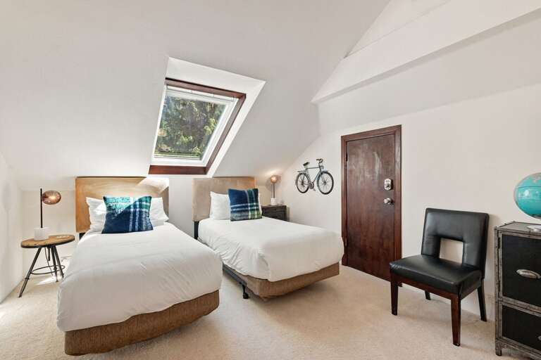 Guest Room One features two twins OR a king (upon request) and ensuite bathroom.