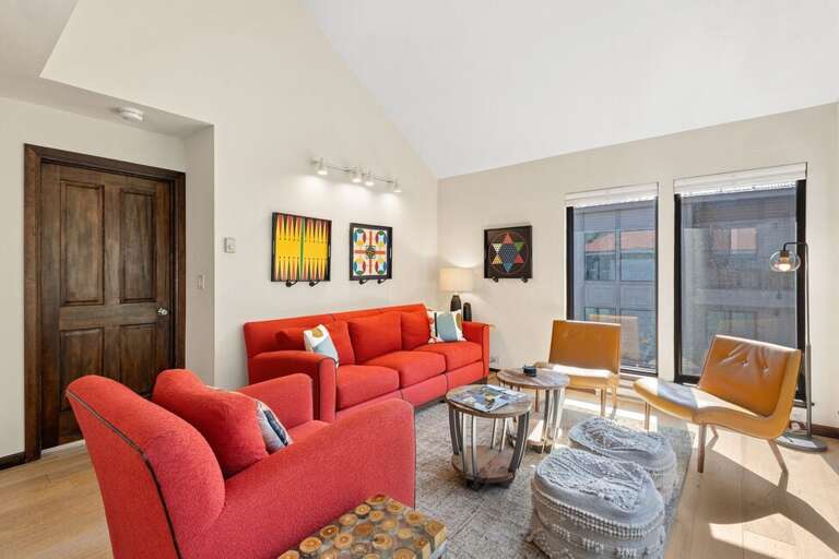 Light filled living area.