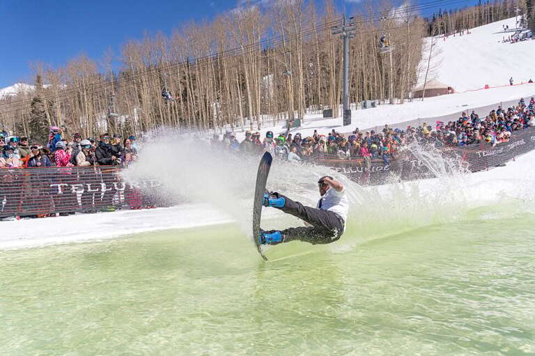 Telski offers family fun events throughout the ski season either at one of the  many on mountain venues or in the Village core