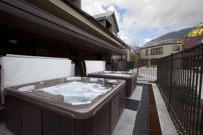 Cimarron communal hot tub.