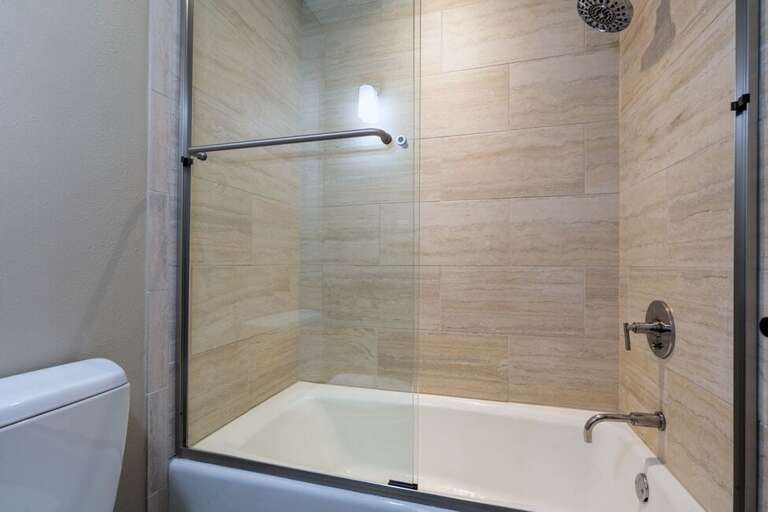 Perfect tub for a nice soak after a fun day of adventure in the mountains.