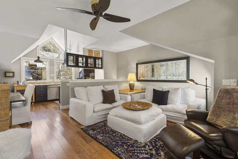 Multi-level unit with Private Deck, Garage Parking, and walking distance to Everything.