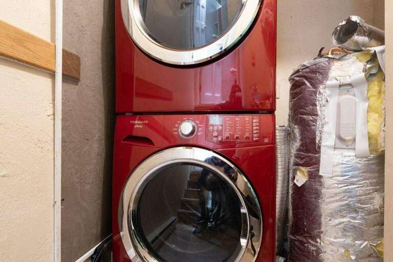 washer + dryer + detergent for your convenience