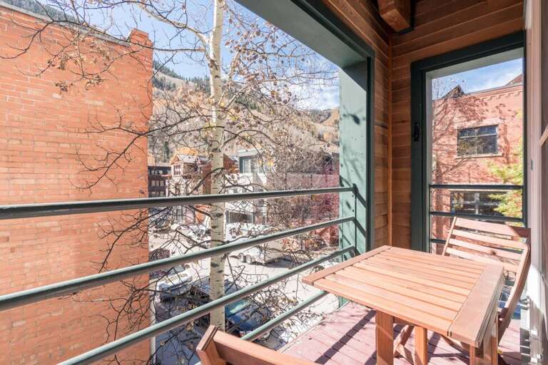 This south facing, sun drenched balcony is the perfect spot for some Vitamin D.