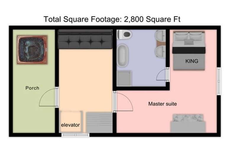 Master suite floor plans