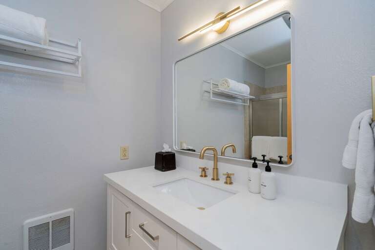 There is a second full bathroom on the second floor. There is a second full bathroom on the second floor.