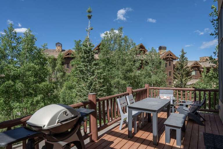 Hot Tub, grill, and outdoor seating offer a variety of ways to enjoy the view, no matter what the season! Hot Tub, grill, and outdoor seating offer a variety of ways to enjoy the view, no matter what the season!