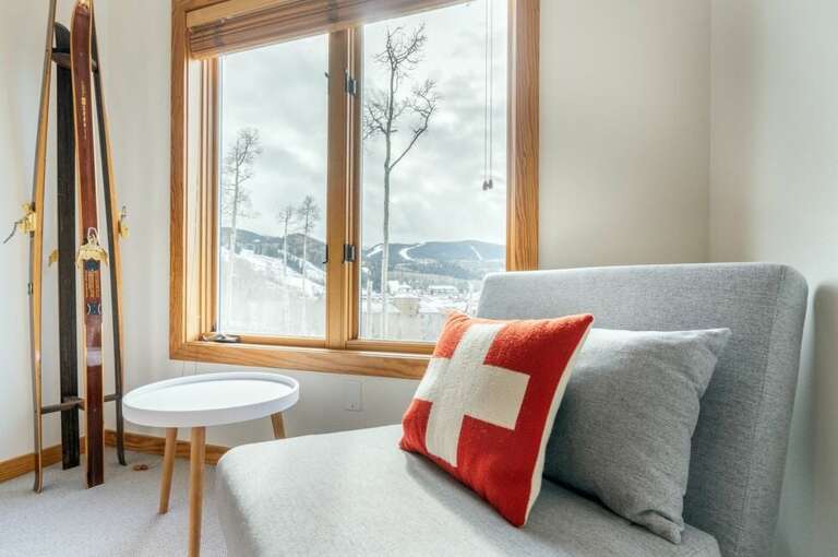 Perfect place to read a book or check out the beautiful views from your bedroom. Perfect place to read a book or check out the beautiful views from your bedroom.