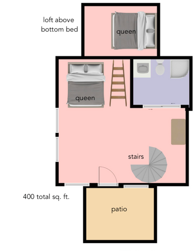 Floor plan second floor