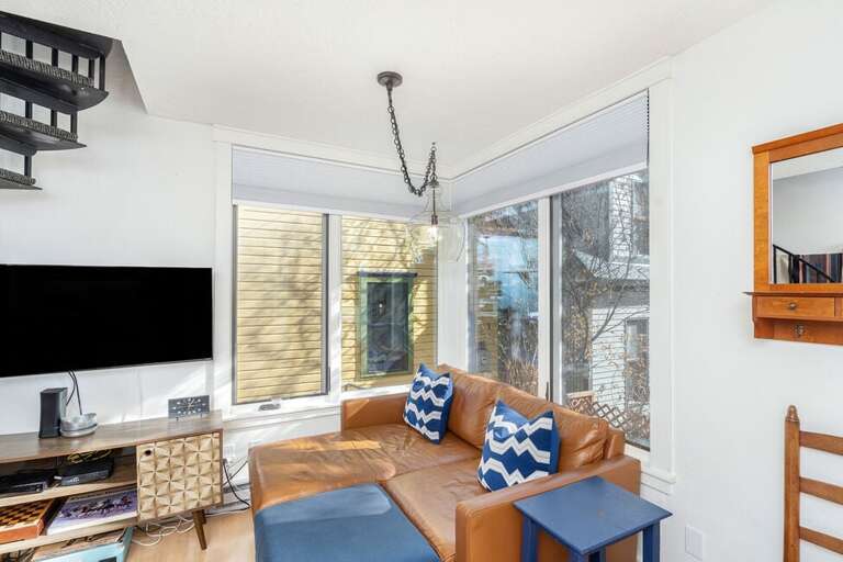 Sun soaked, south facing living space.