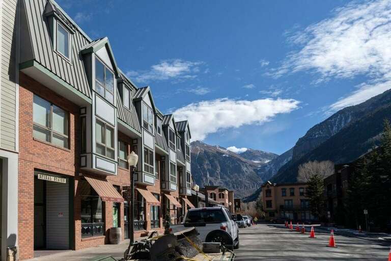 View of Spiral Stairs from the street.