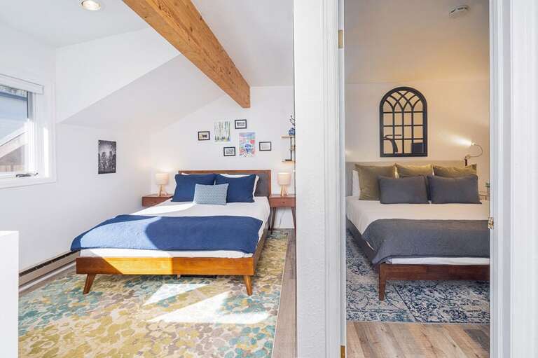 Second Level features Queen lost bed and Primary King Bedroom.