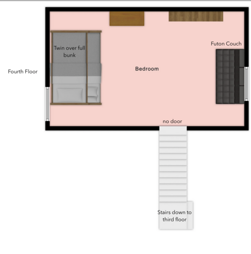 Fourth floor floor plan