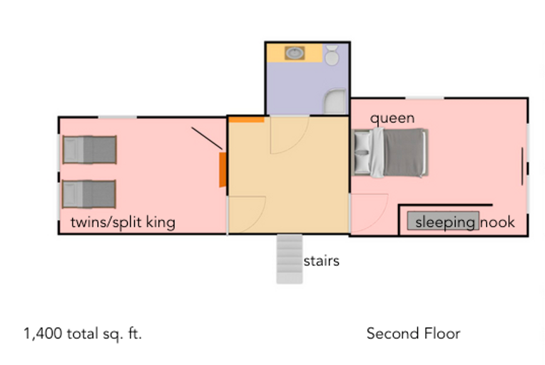 Floor plan second floor