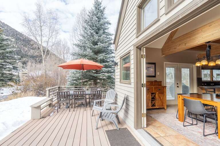 Viking Lodge 100A - the 900sf deck is the highlight of this gorgeous property.