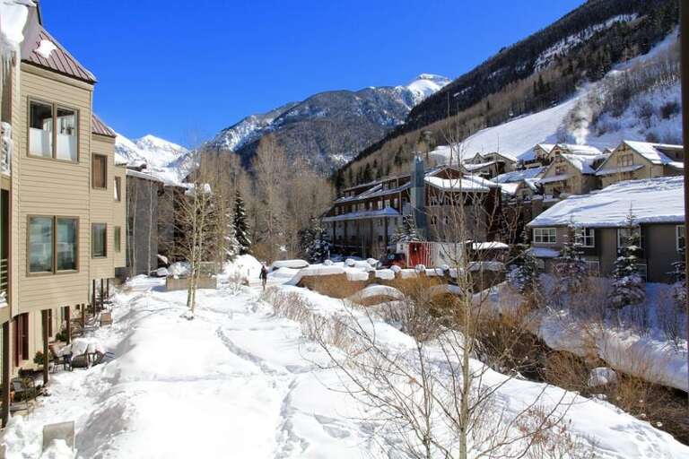 The Viking Lodge in the Winter.