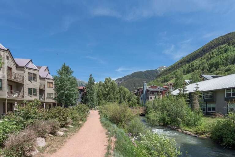 Telluride river trail. Perfect for biking and walking. Telluride river trail. Perfect for biking and walking.
