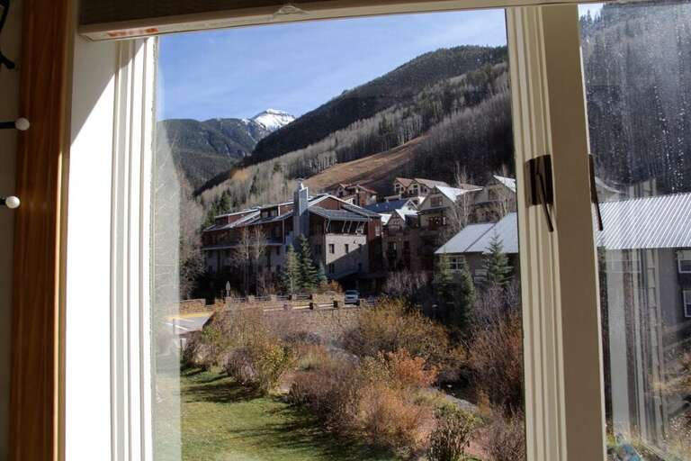 Gorgeous views from the bay window.