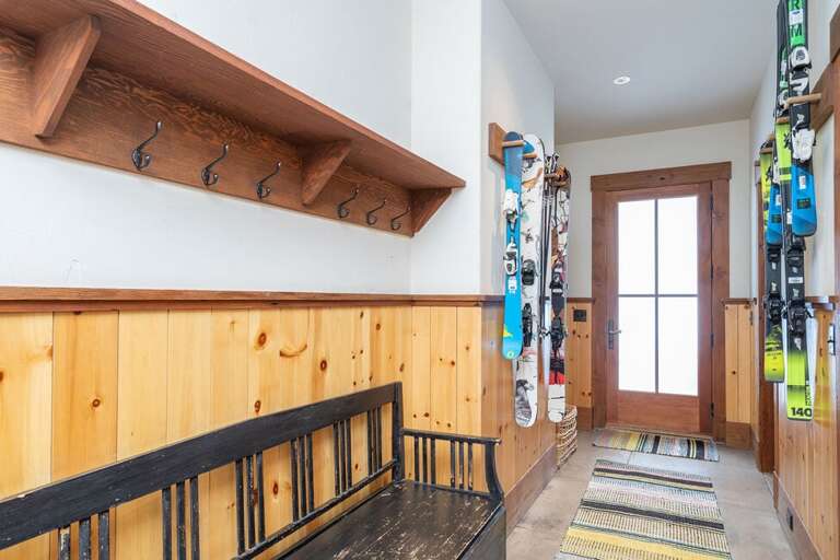 Exit this door and your are quite literally on a ski run. One of the truest ski-in/ski-out homes in Mountain Village.