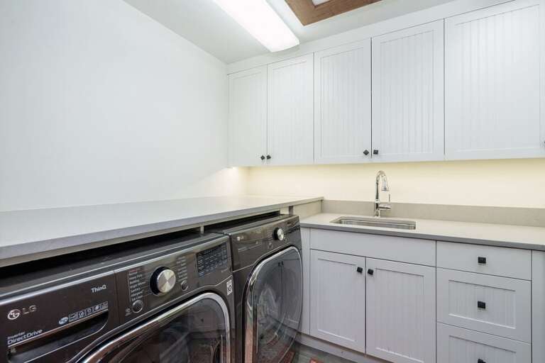 Oversized laundry will come in handy for the larger groups/families.