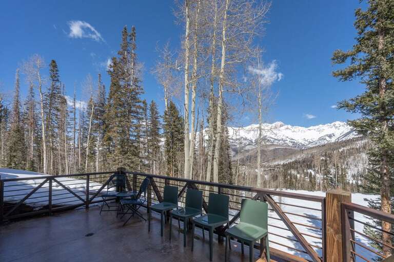 Spacious Deck that can be enjoyed year round.