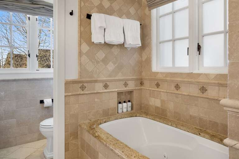 Dreamy soaking tub to relax and enjoy after a fun day on the hill.