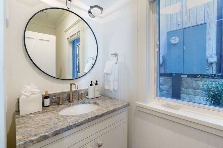 Half Bath located off front entryway.