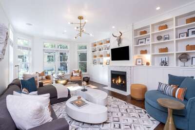 Stunningly remodeled family home in a quiet residential setting, just a short walk to the Gondola and Main Street. The inviting family room is perfect for games, movies, relaxing, and entertaining.
