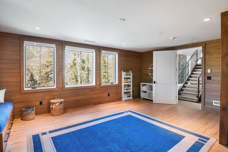 Cloud View bunk bedroom, spacious, light and airy.