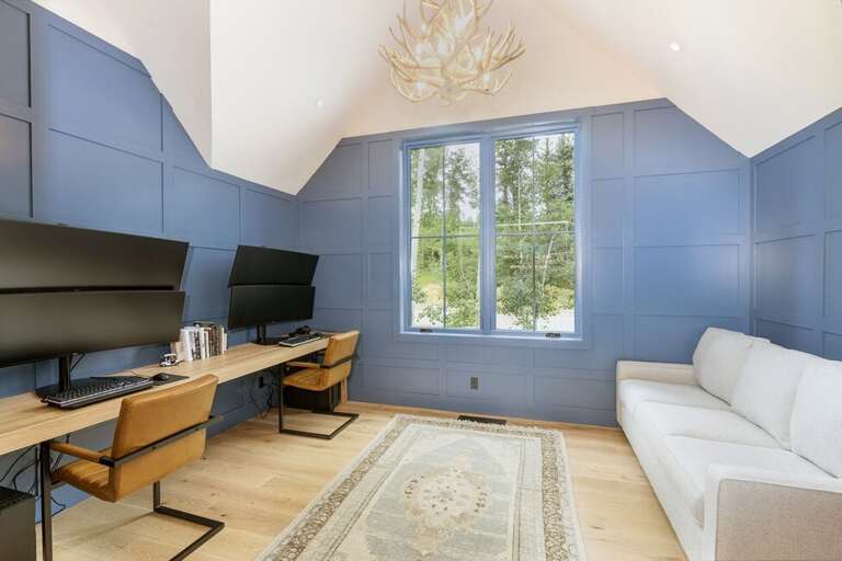 The office space located on the second level is perfect for work away from work and is spacious with an added bonus of an ensuite full bathroom with step in shower.