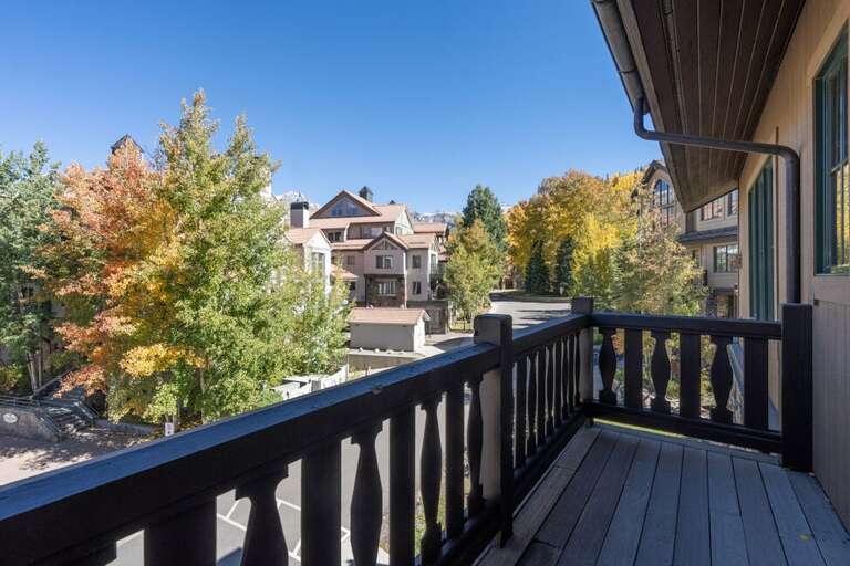 The Primary suite features its own private deck.  with stunning views of the mountains.
