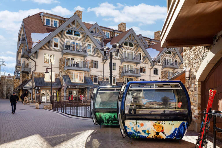 A short walk from the condo and you are in the Mountain Village core.