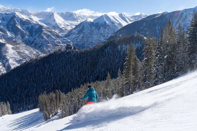 Telluride offers ski runs for all levels.