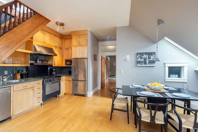 Beautiful Hardwood floors, open living space with amazing views, bright natural light and historic charm.