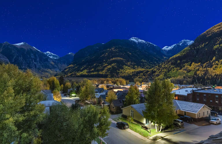 Stunning views of the Telluride Valley from the unit.